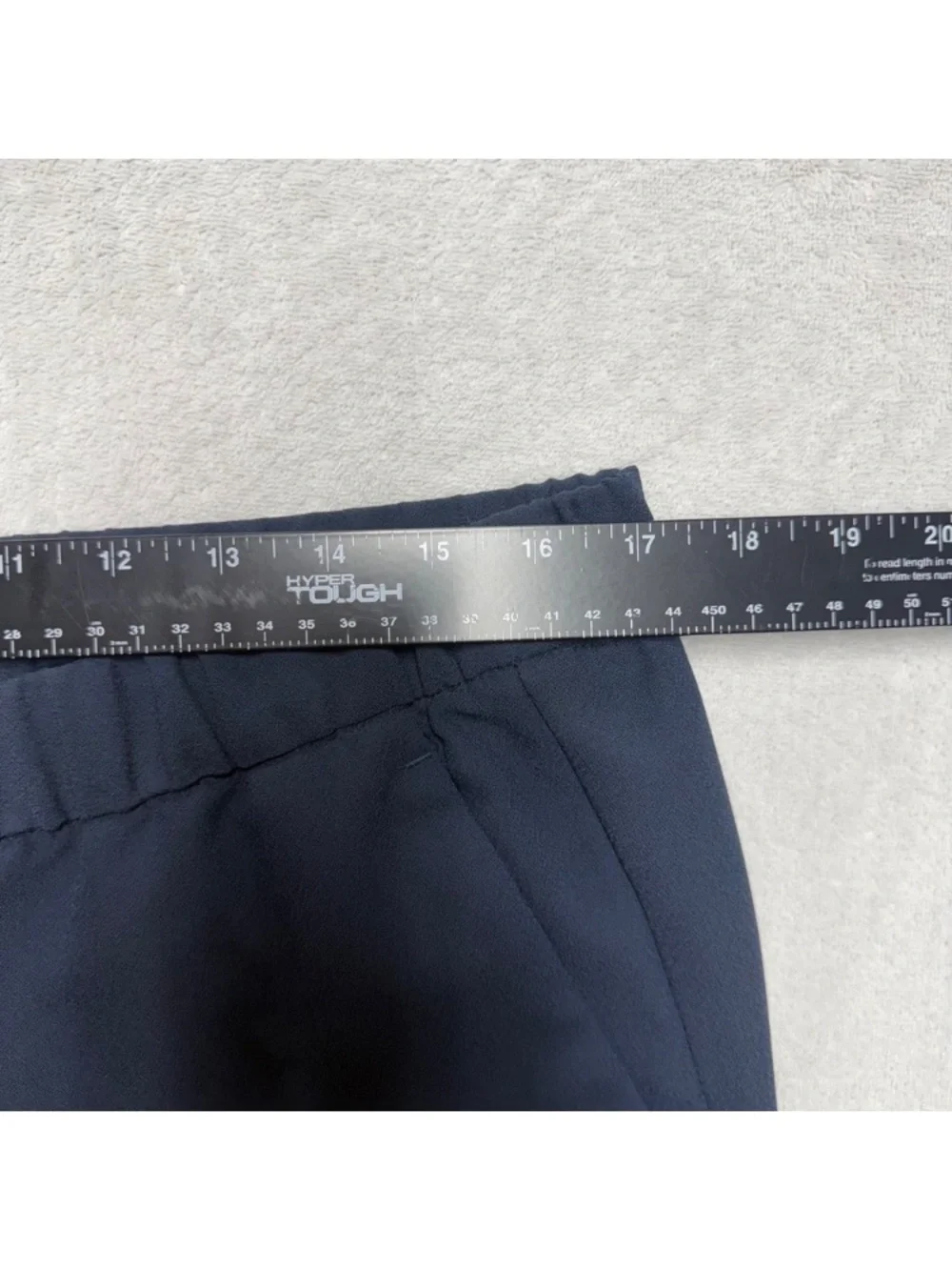 Men's Navy Stretch Tapered Pants